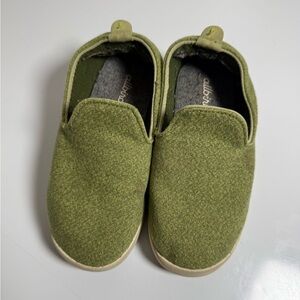 Allbirds Smallbirds Merino Wool Lounger Slip-On Shoes Green Boys T12 Comfort
